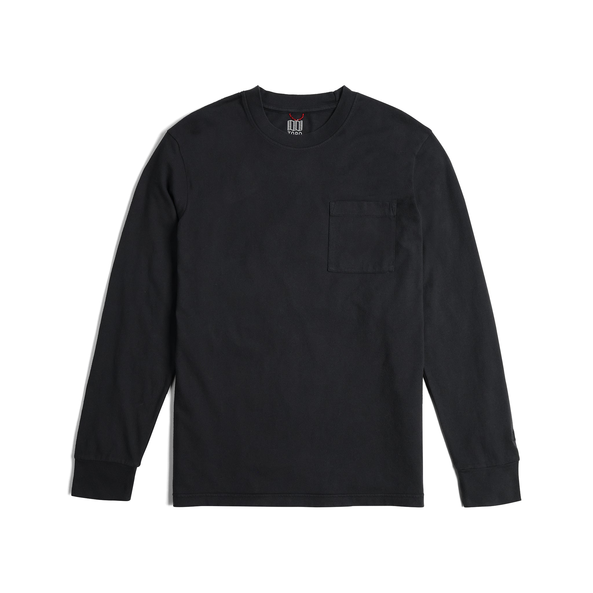 Dirt Pocket Tee L/S in "Black"