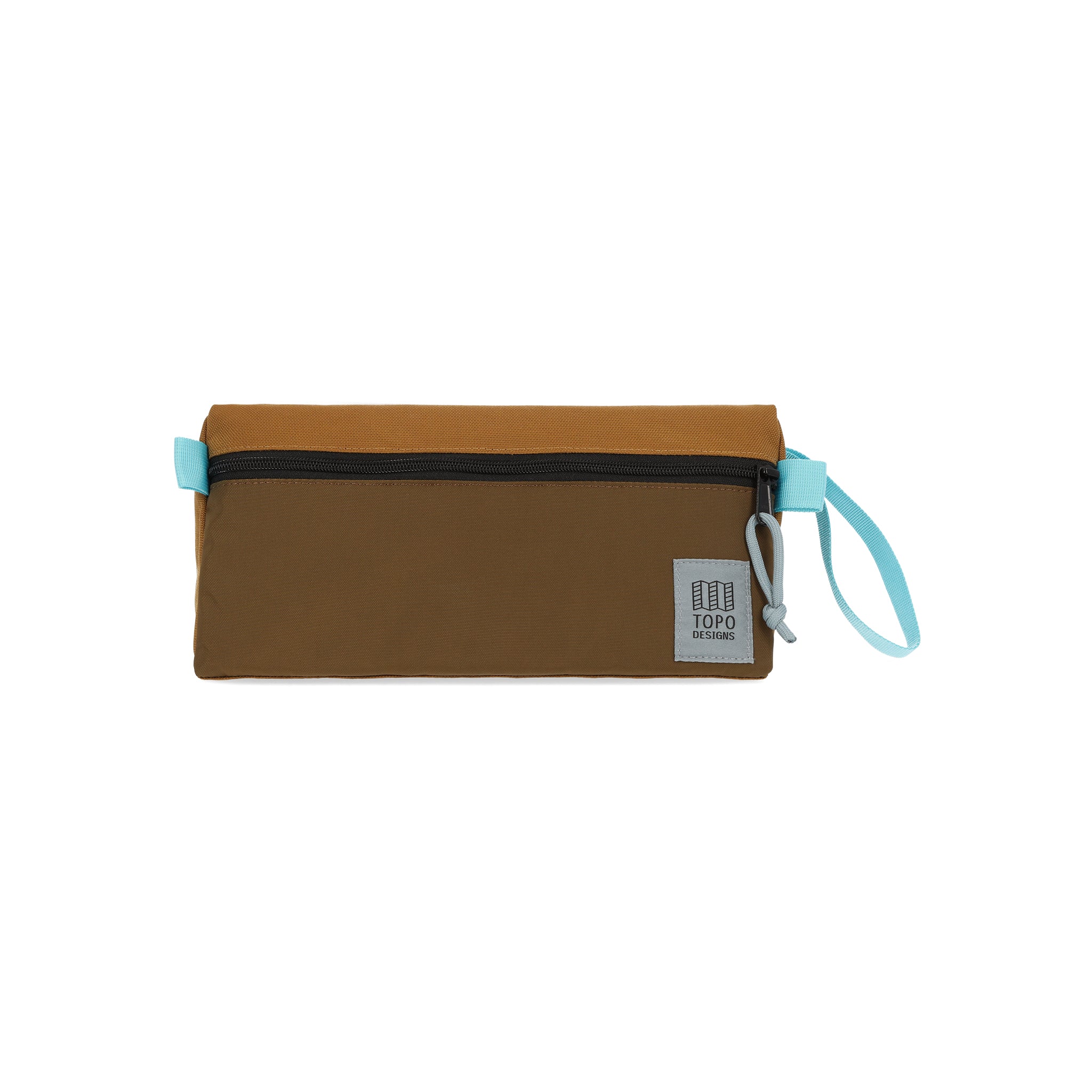 Topo Designs Dopp Kit in "Desert Palm / Pond Blue".