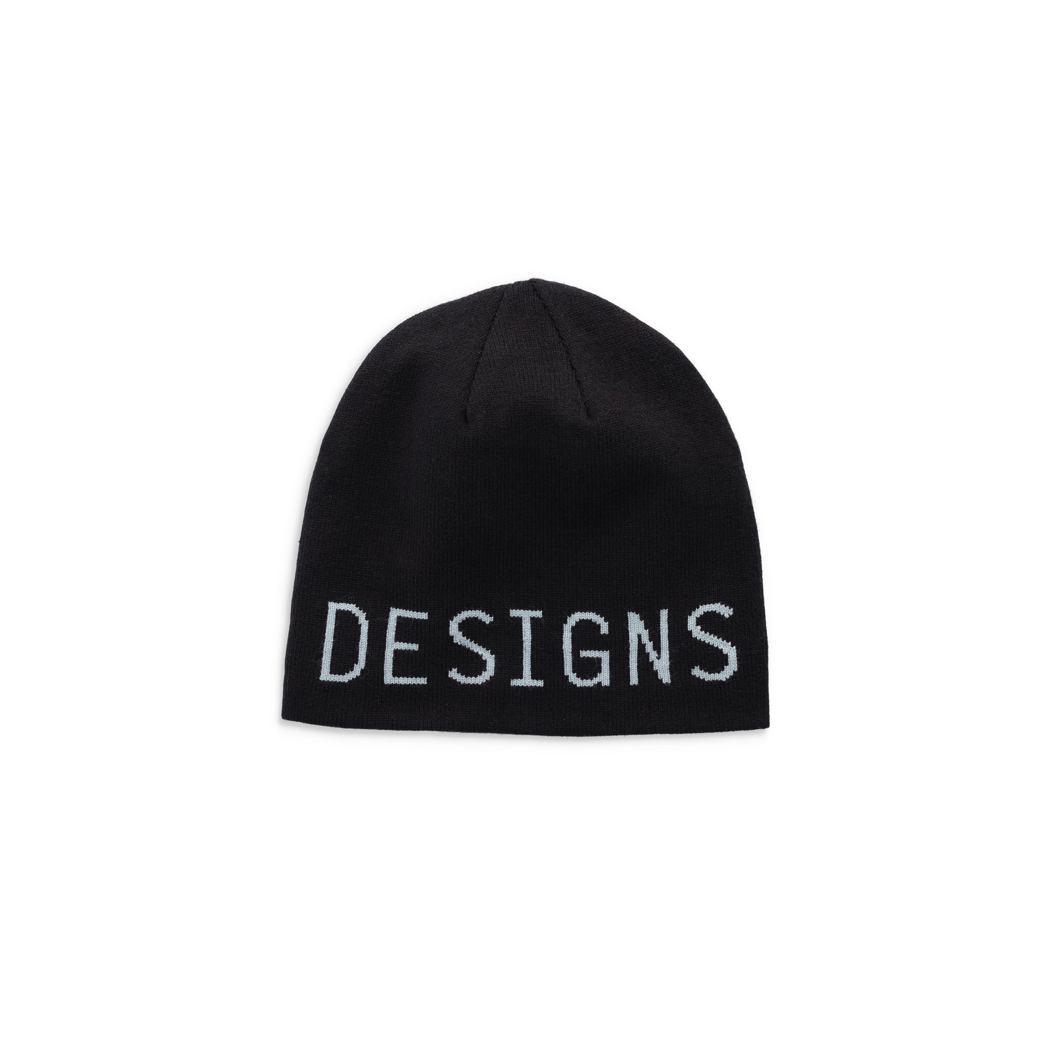 Black store fitted beanie