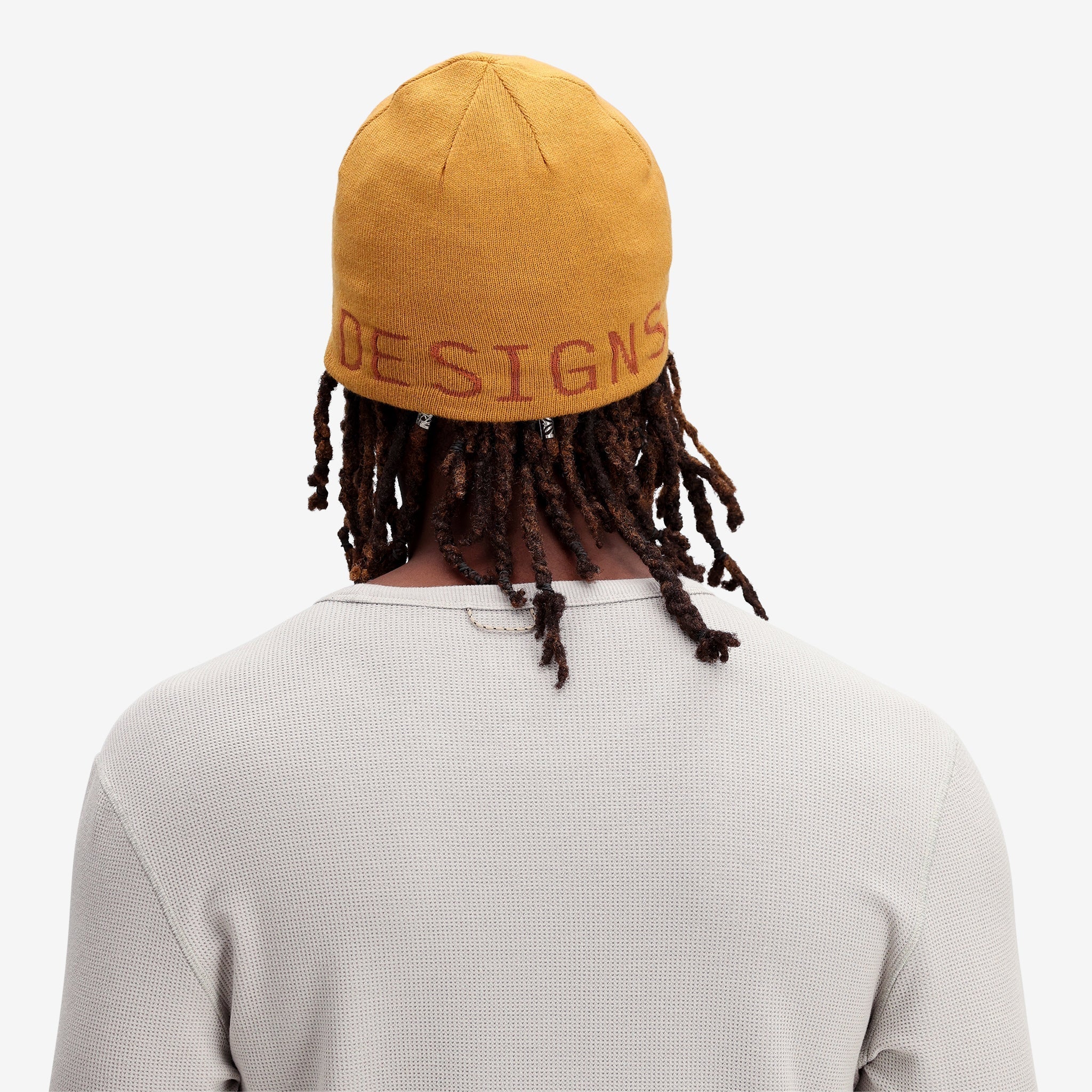 Topo Designs Slim Fitted Beanie "Brick / Khaki"