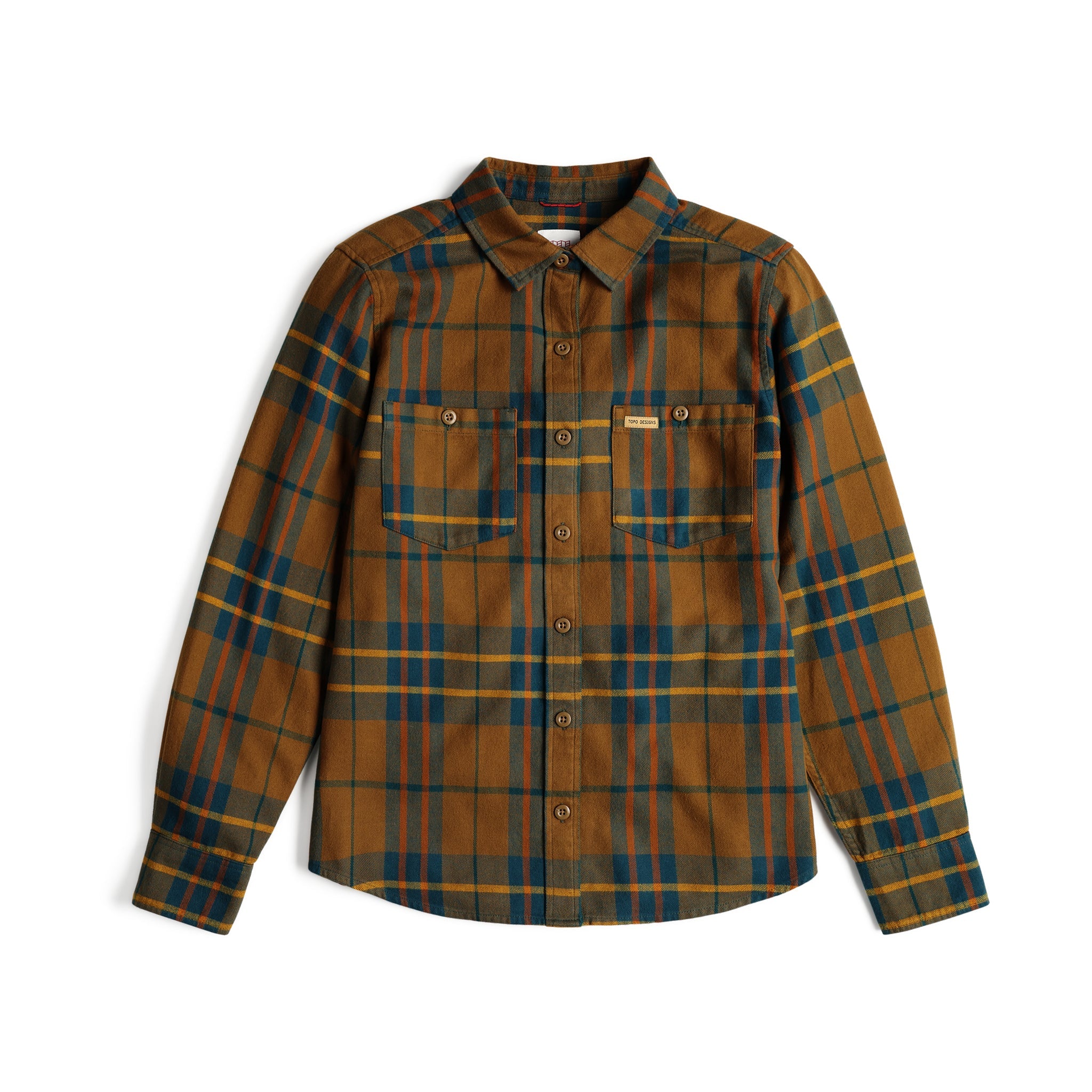 Mountain Shirt Plaid in "Dark Khaki Multi"