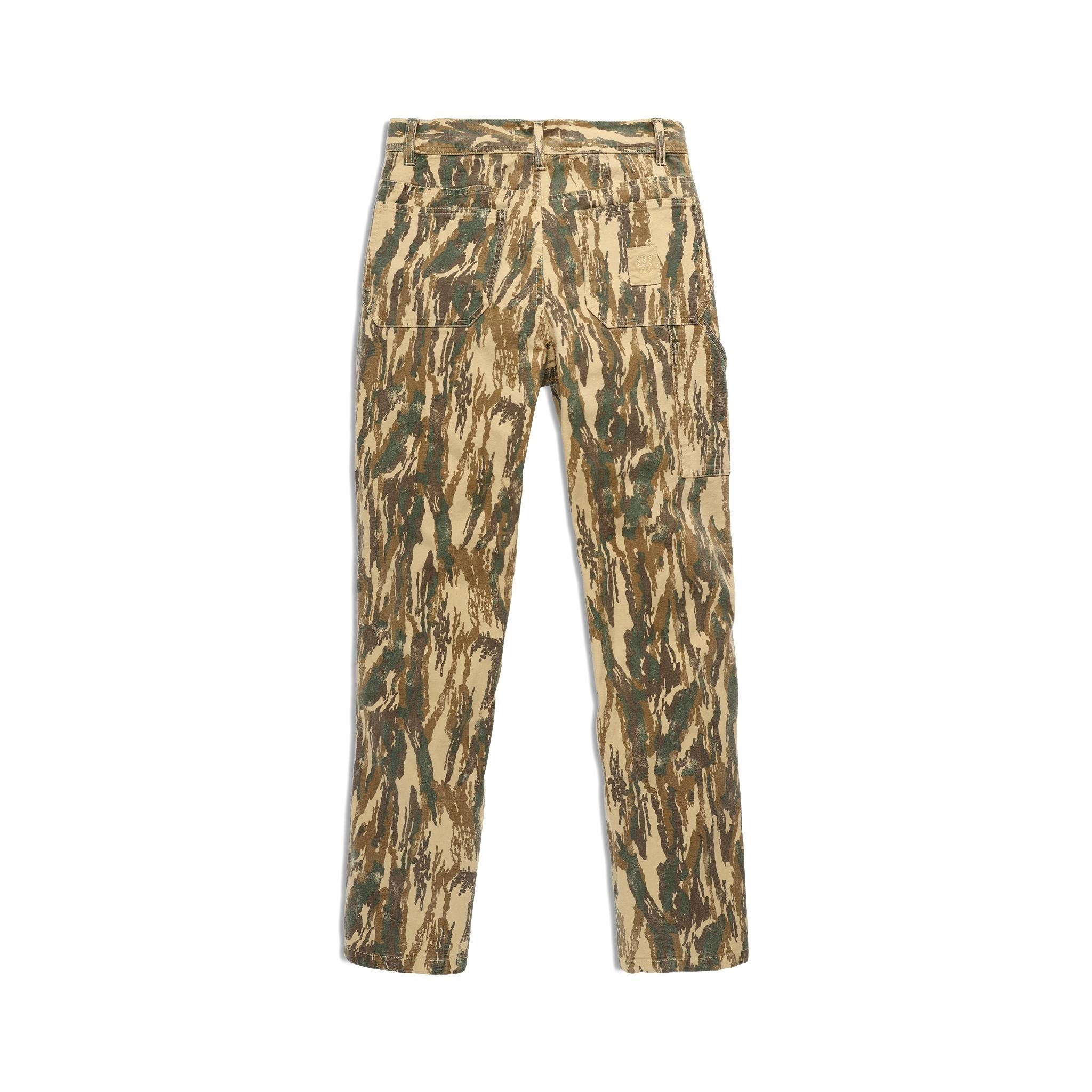 Back View of Topo Designs Dirt Utility Pants - Men's  in "Dirt Camo Print"