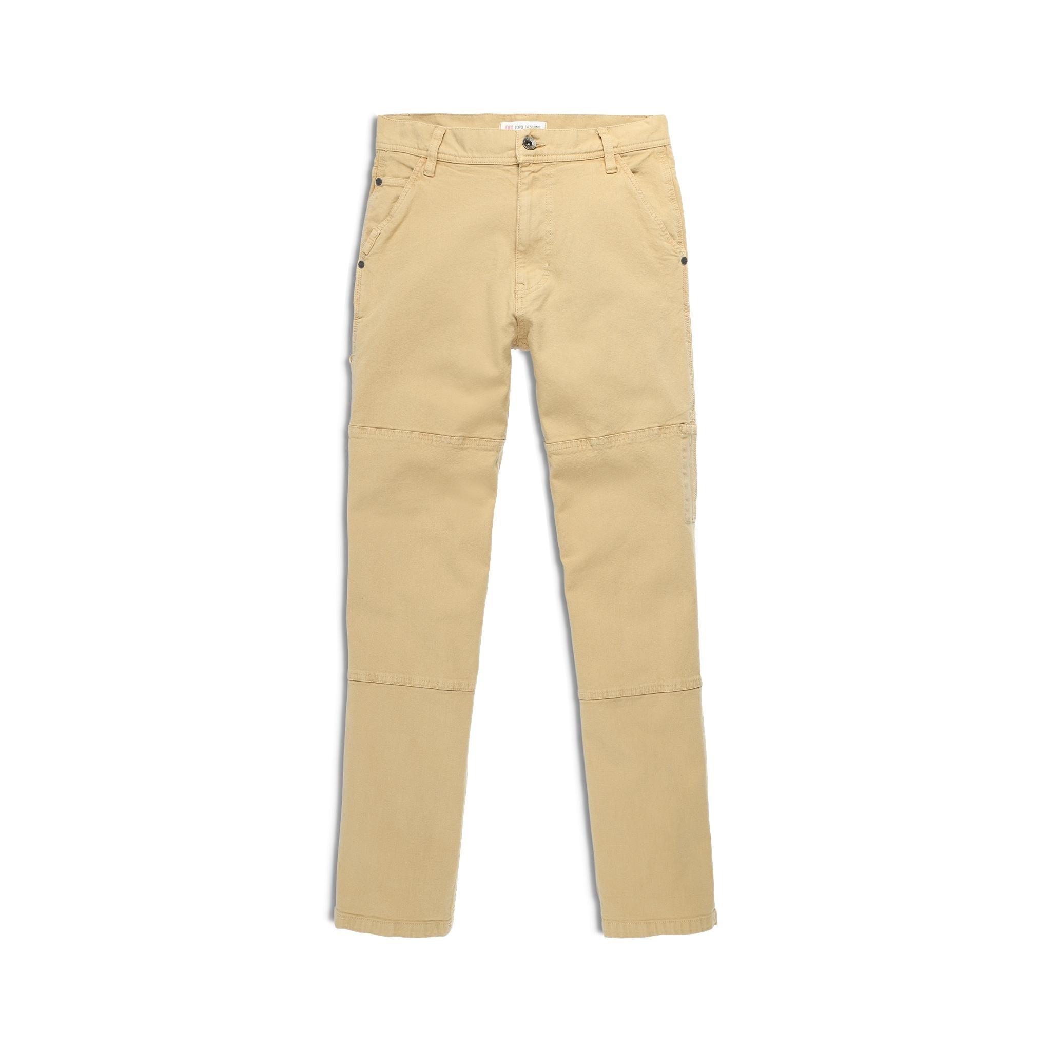 Front View of Topo Designs Dirt Utility Pants - Men's  in "Sahara"