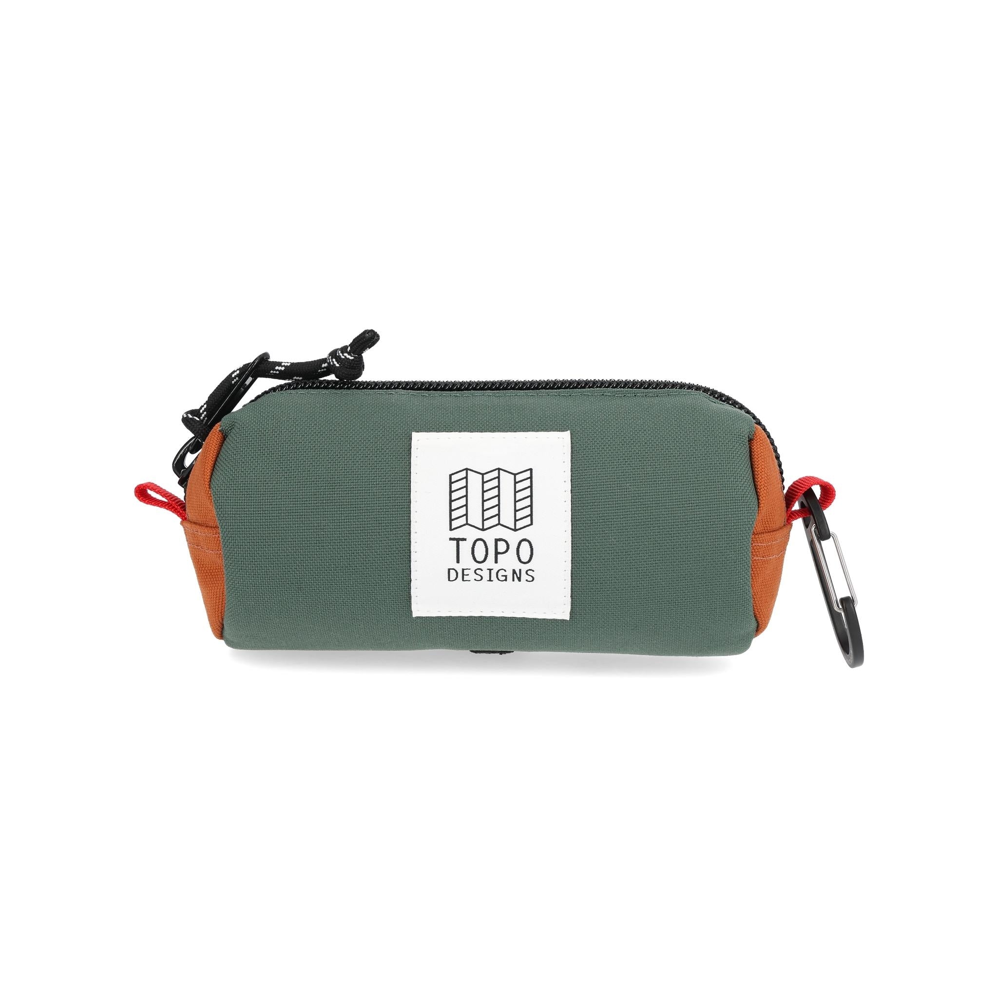 Front View of Topo Designs Burrito Bag in "Forest"