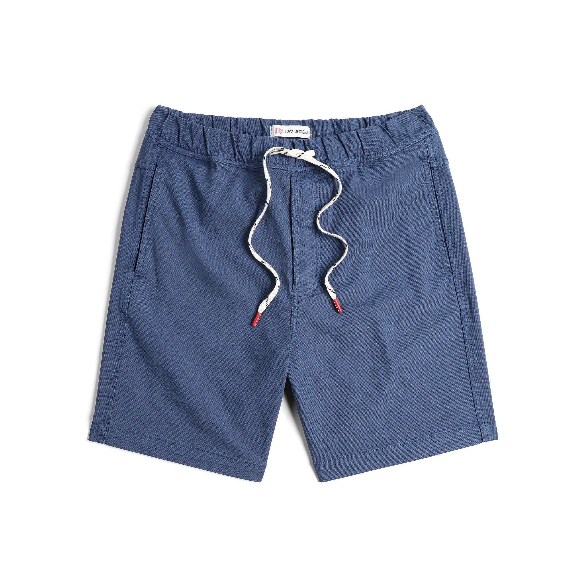 Front View of Topo Designs Dirt Shorts - Men's in "Dark Denim"