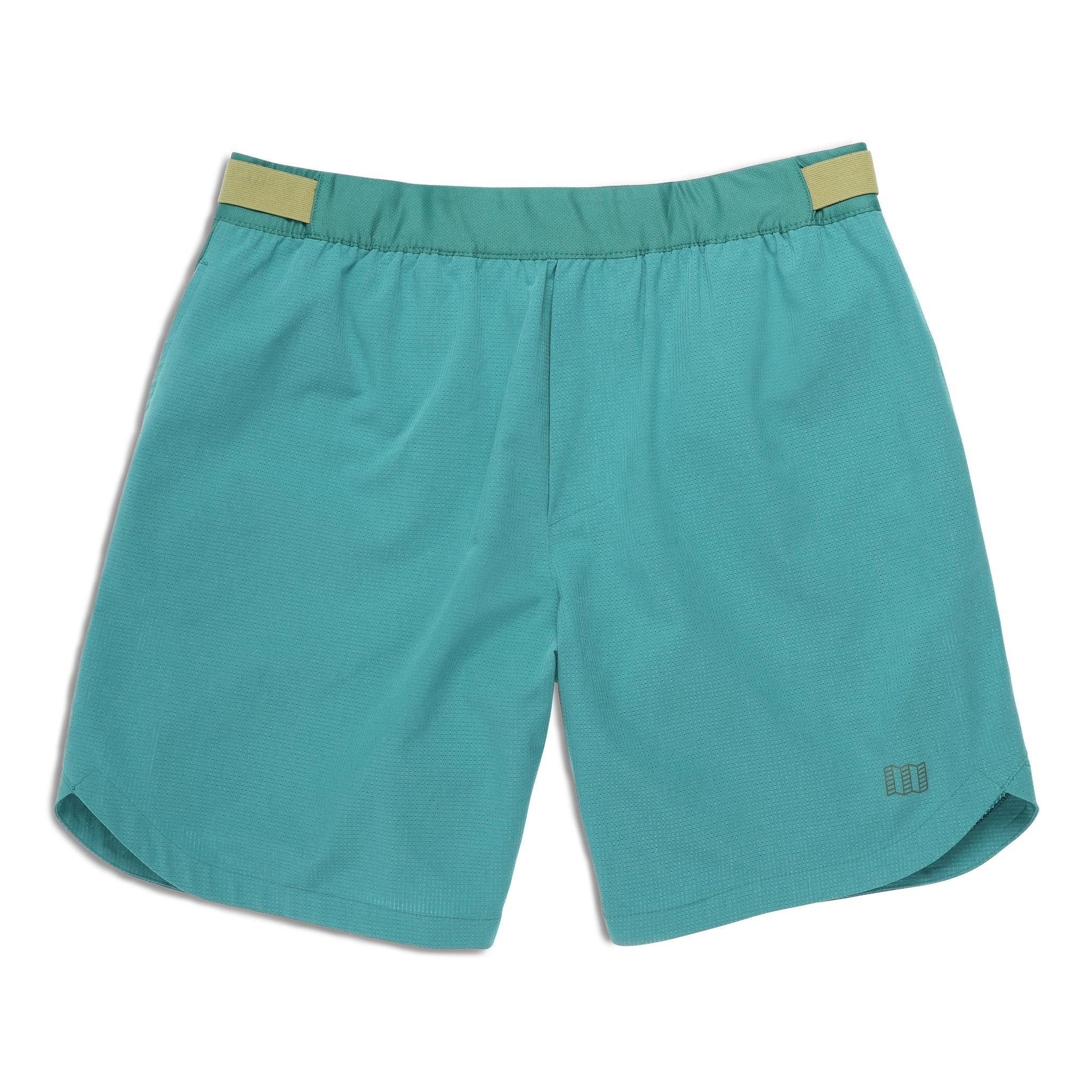 Front View of Topo Designs Global Trek Shorts 7" - Men's in "Caribbean"