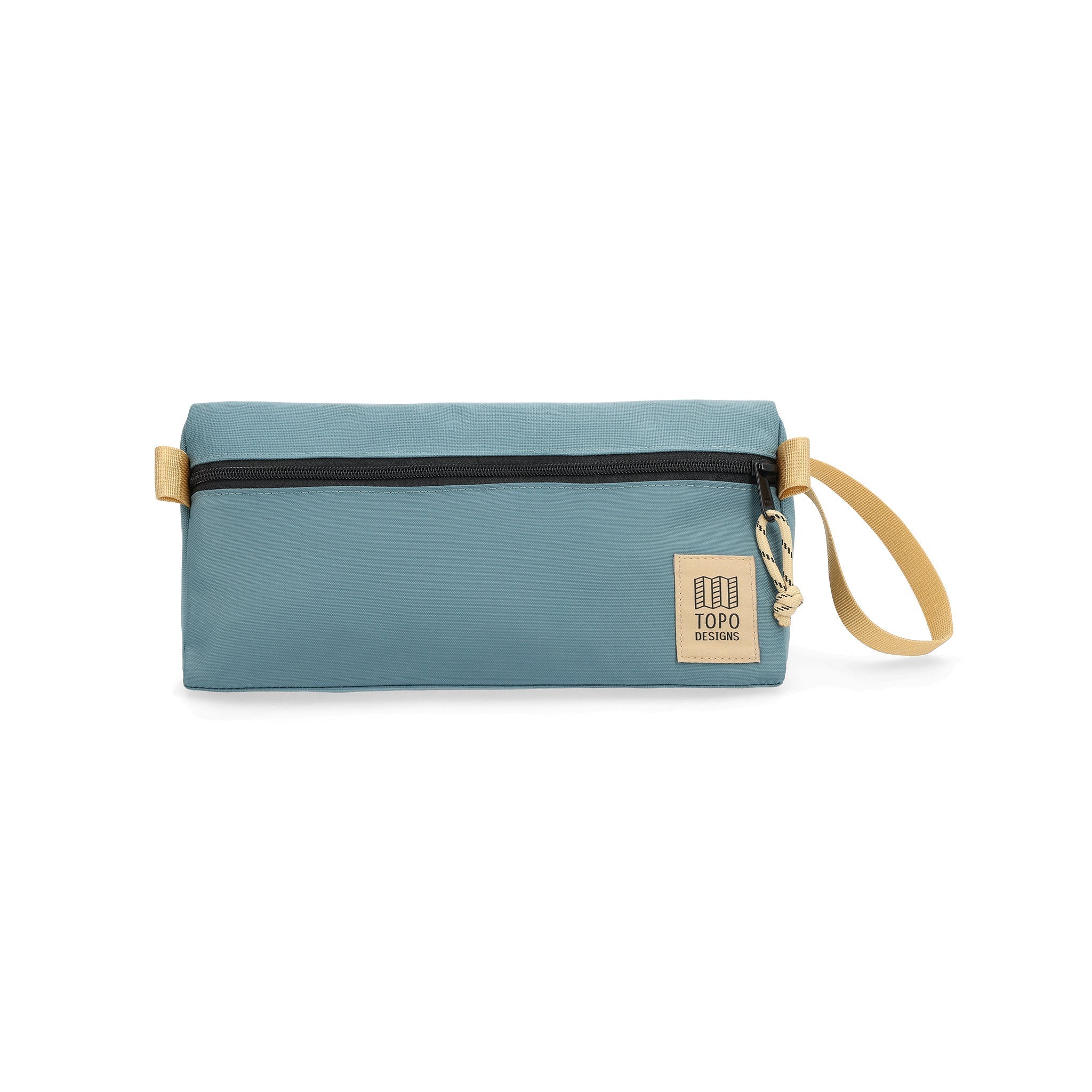 Front View of Topo Designs Dopp Kit in "Sea Pine"