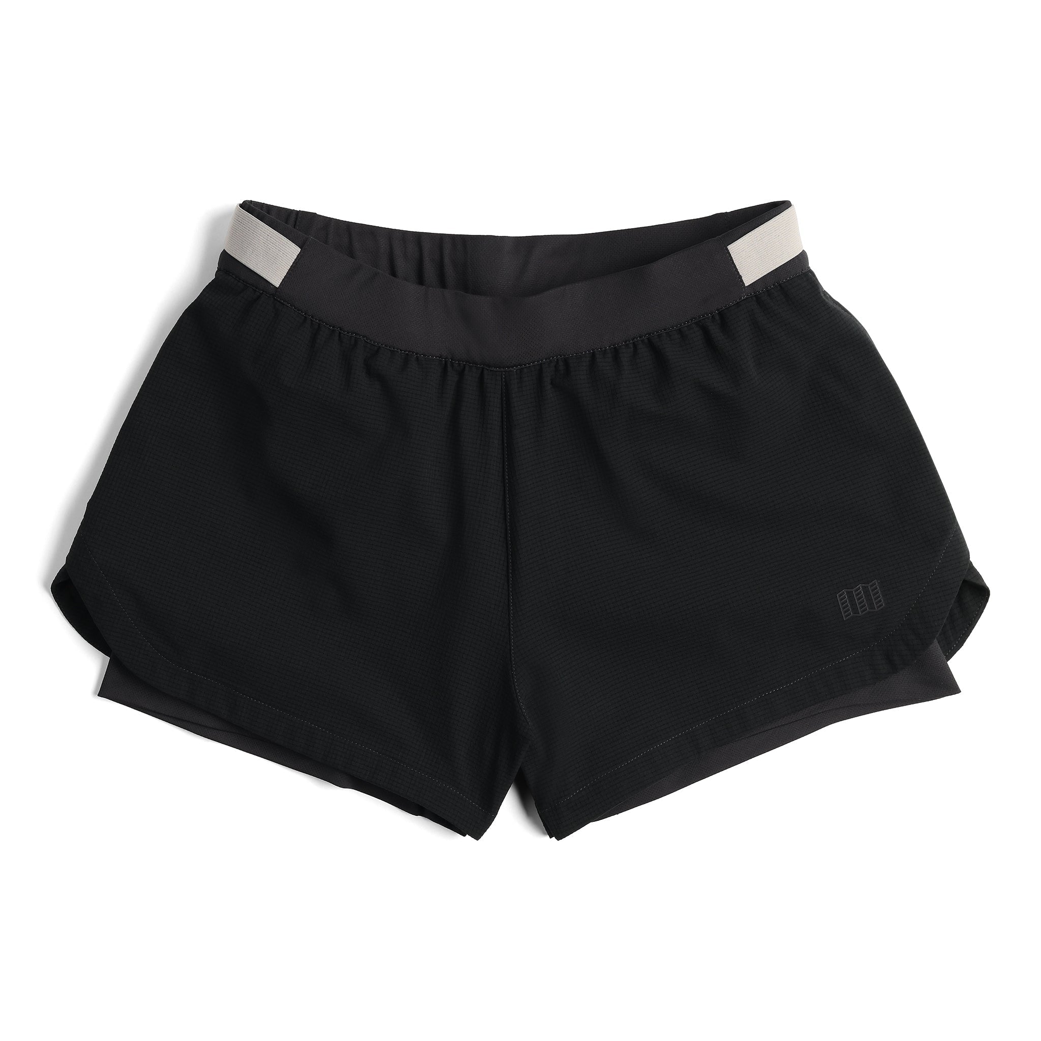 Front View of Topo Designs Global Trek Shorts - Women's in "Black"