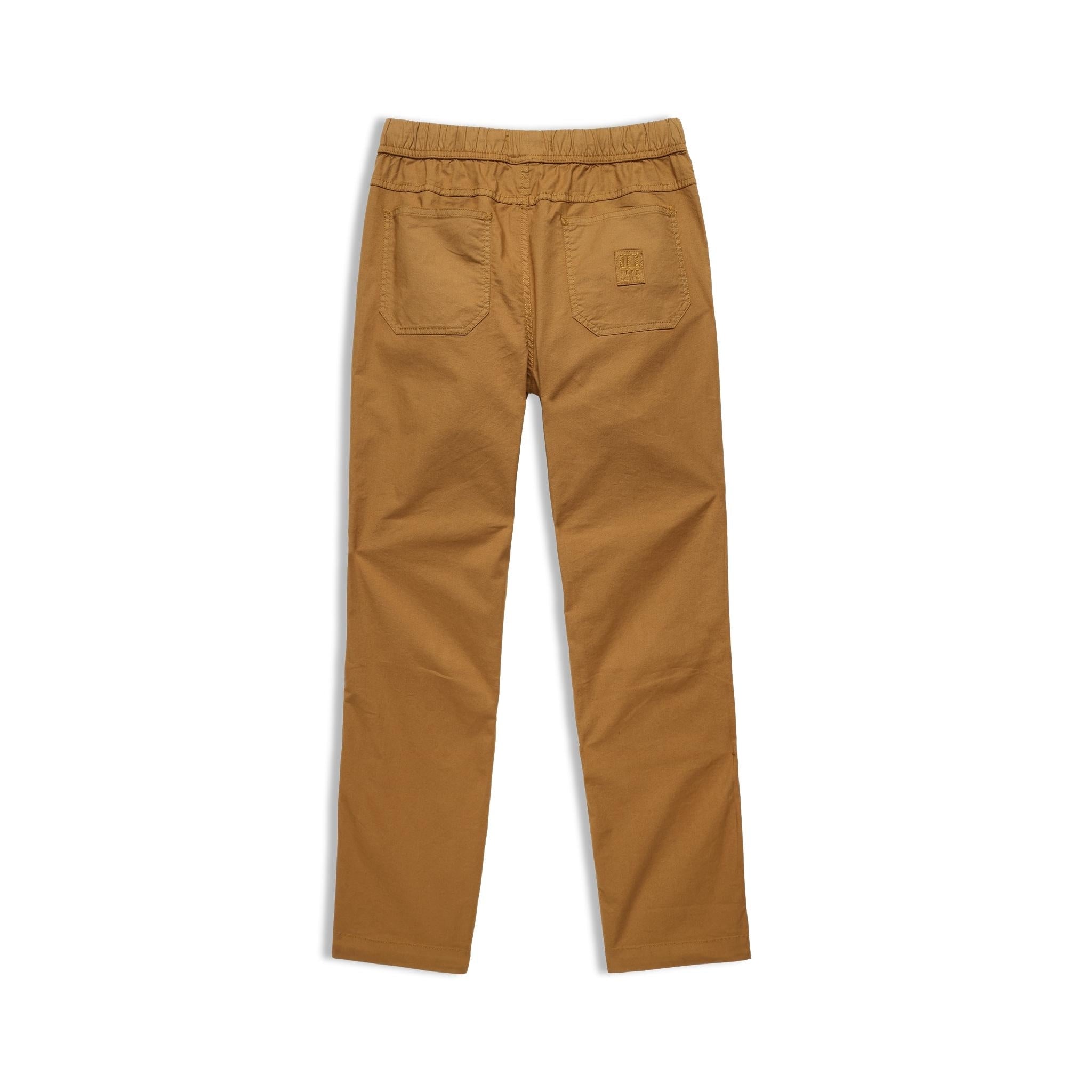 Back View of Topo Designs Desert Pants - Men's in "Dark Khaki"