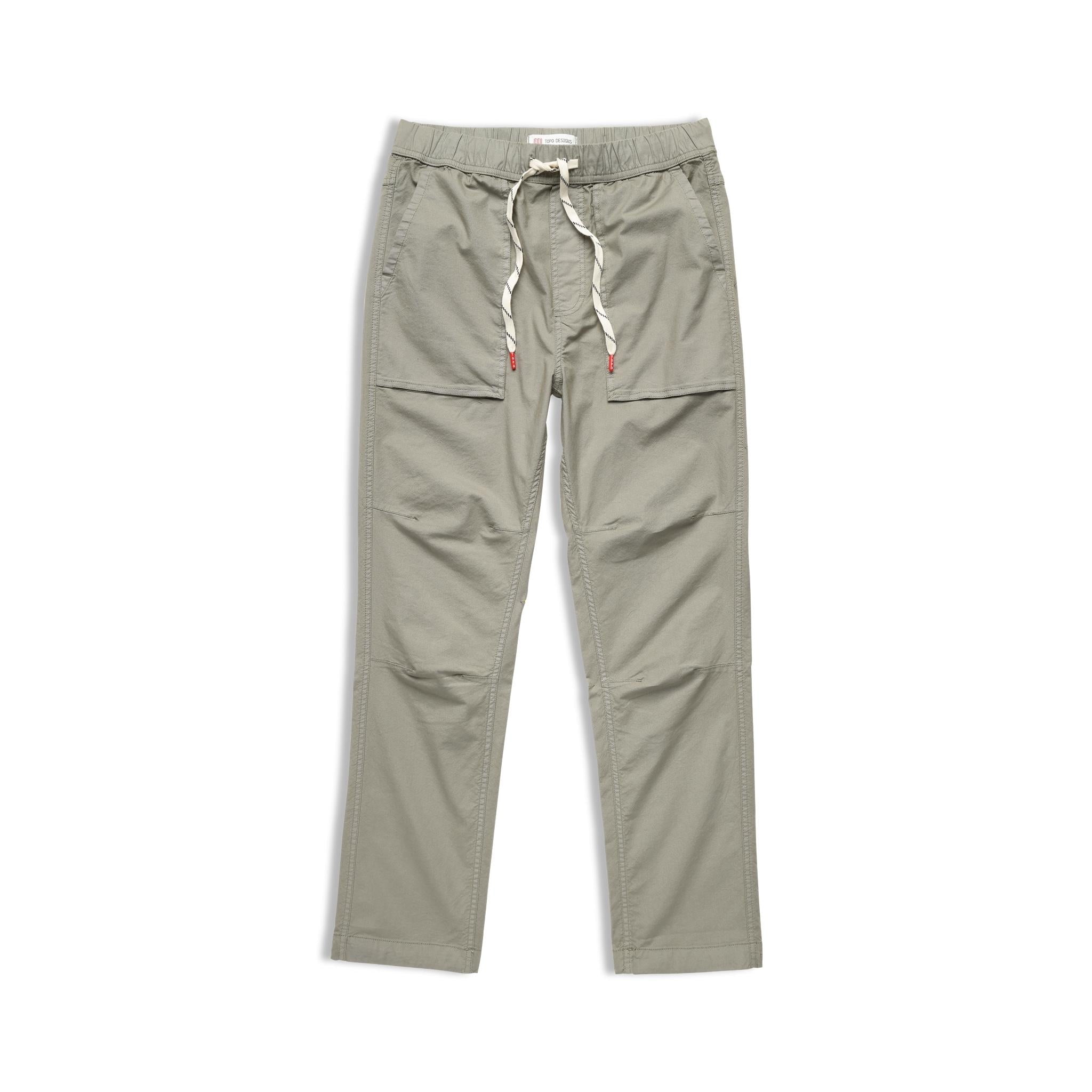 Front View of Topo Designs Desert Pants - Men's in "Dried Sage"